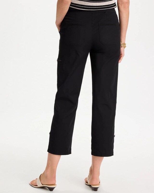 Poplin Cropped Pants - image 3